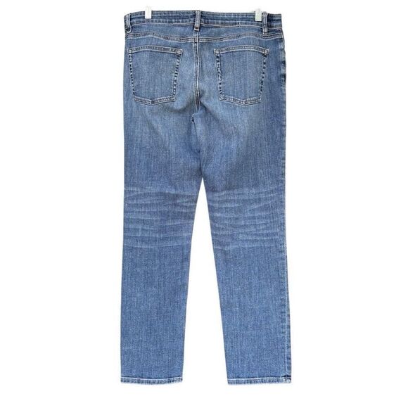 EILEEN FISHER Blue Jeans Women’s Size 8 Organic Cotton Relaxed Fix Mid Rise - Picture 6 of 9